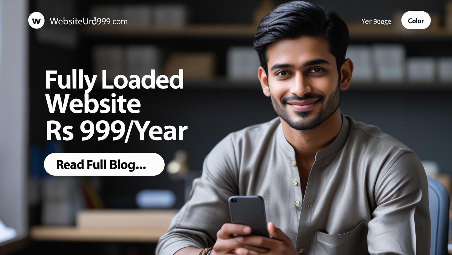 Fully Loaded Website Rs 999/Year